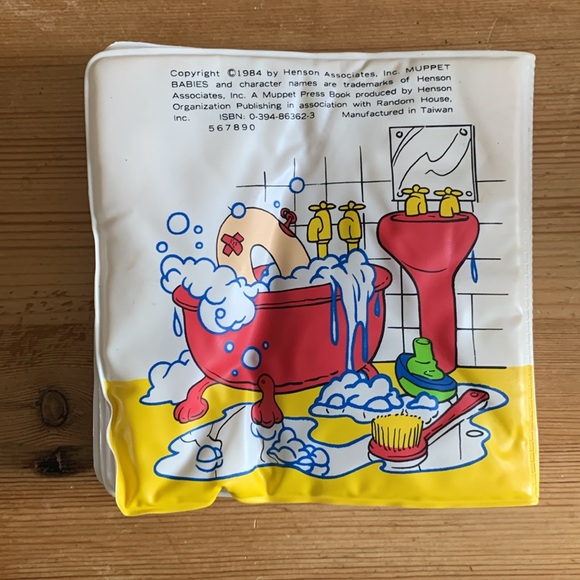 Vintage 1984 Jim Henson’s Muppet Babies vintage bath time book Retro 80s - Picture 3 of 10